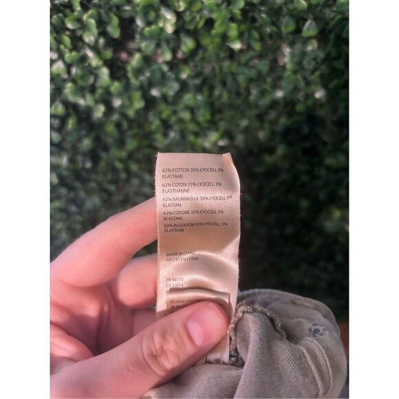 Pilcro & Letterpress Anthropologie+ Women's Size 20W Tan Straight Leg Distressed - Picture 5 of 5